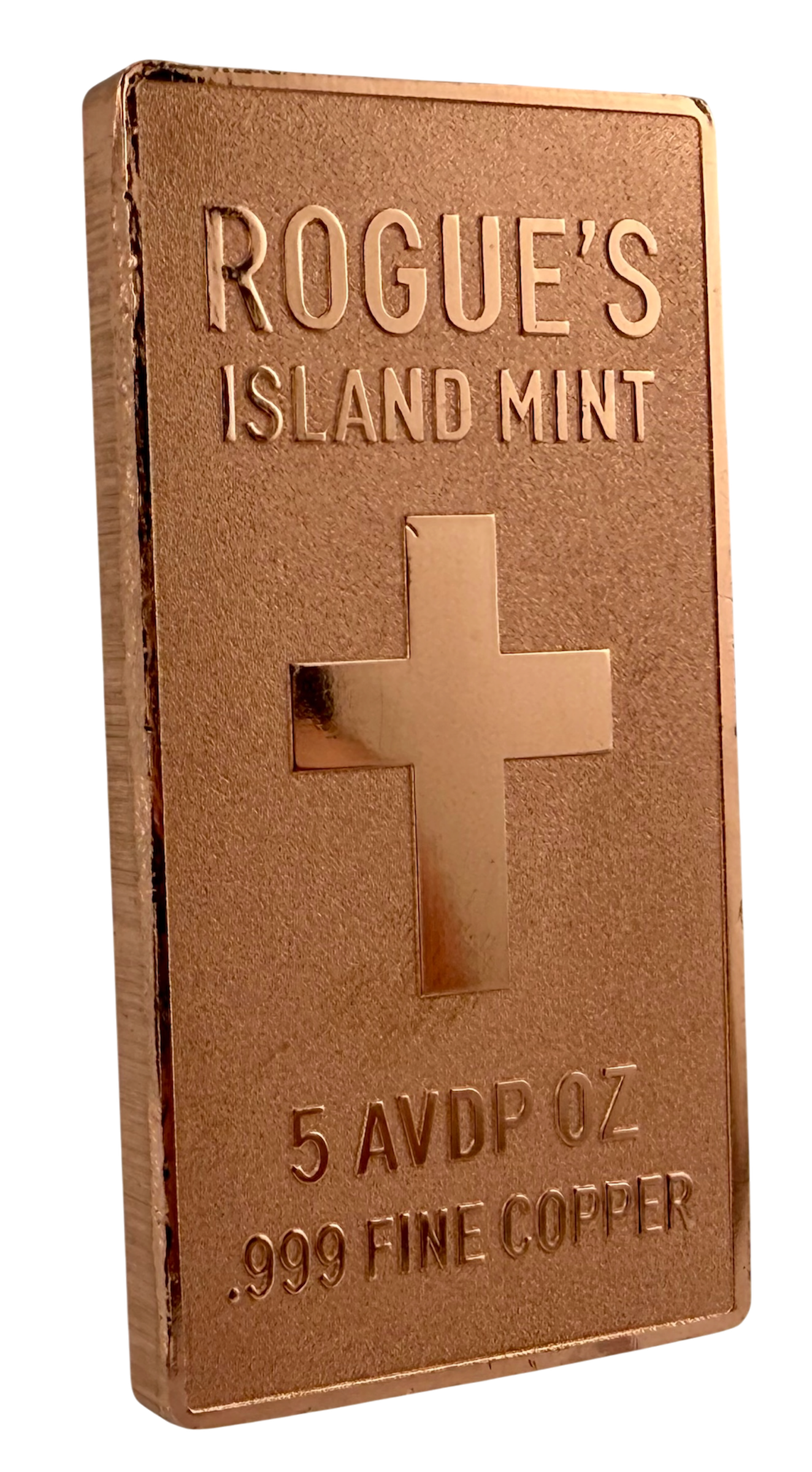 Jesus - He is Risen Colorized 5 oz Copper Bar