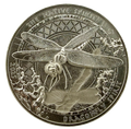 2025-Sioux Nation Native Spirit-Dragonfly 1oz .999 Antiqued Silver High Relief
