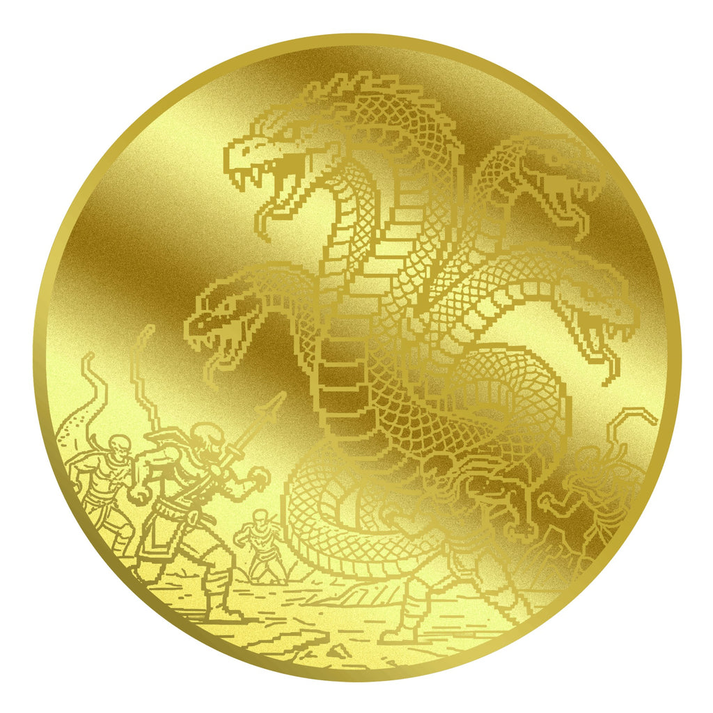 2026 Liberia Pixel Hydra 1/1000 oz Gold Coin in Card