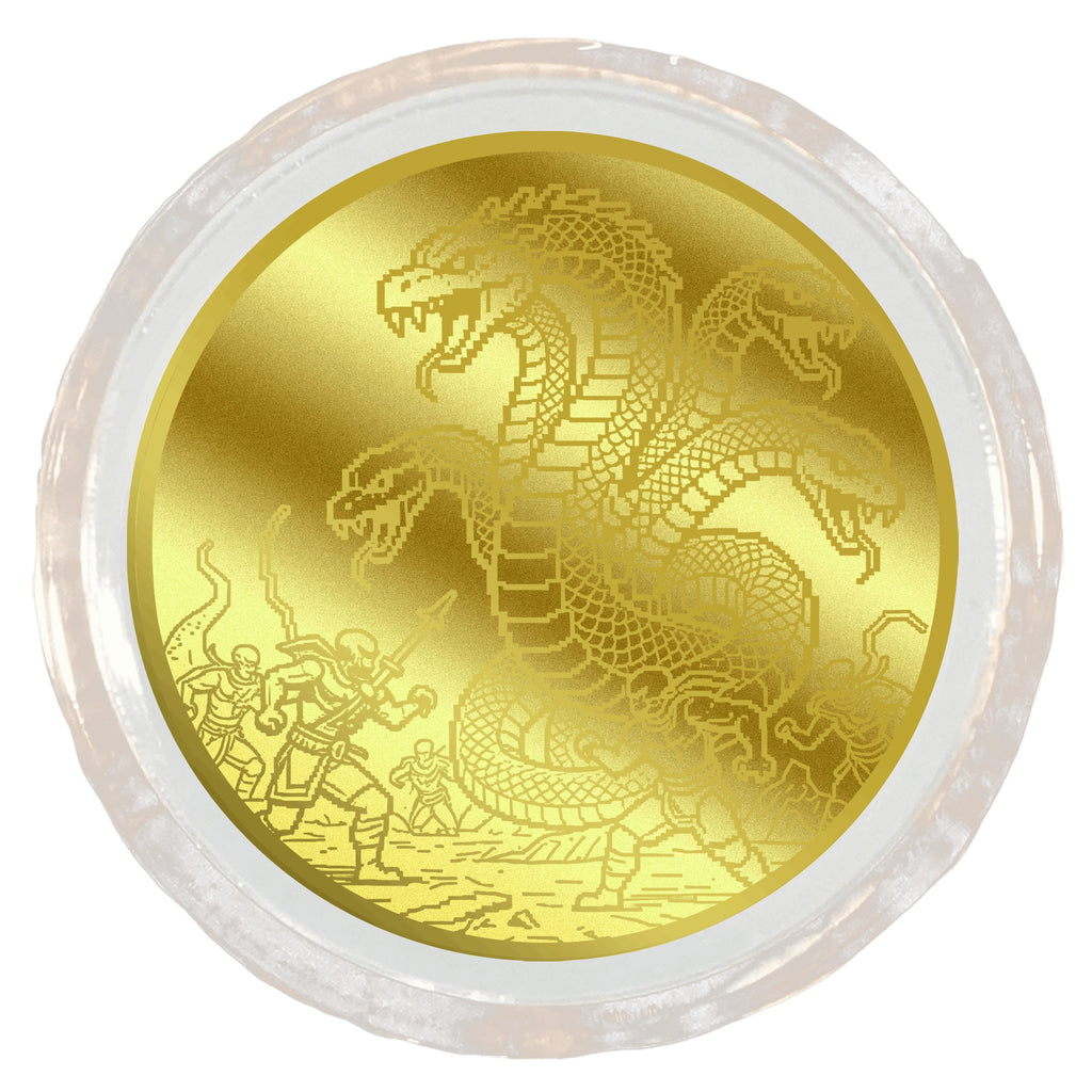 2026 Liberia Pixel Hydra 1/1000 oz Gold Coin in Card