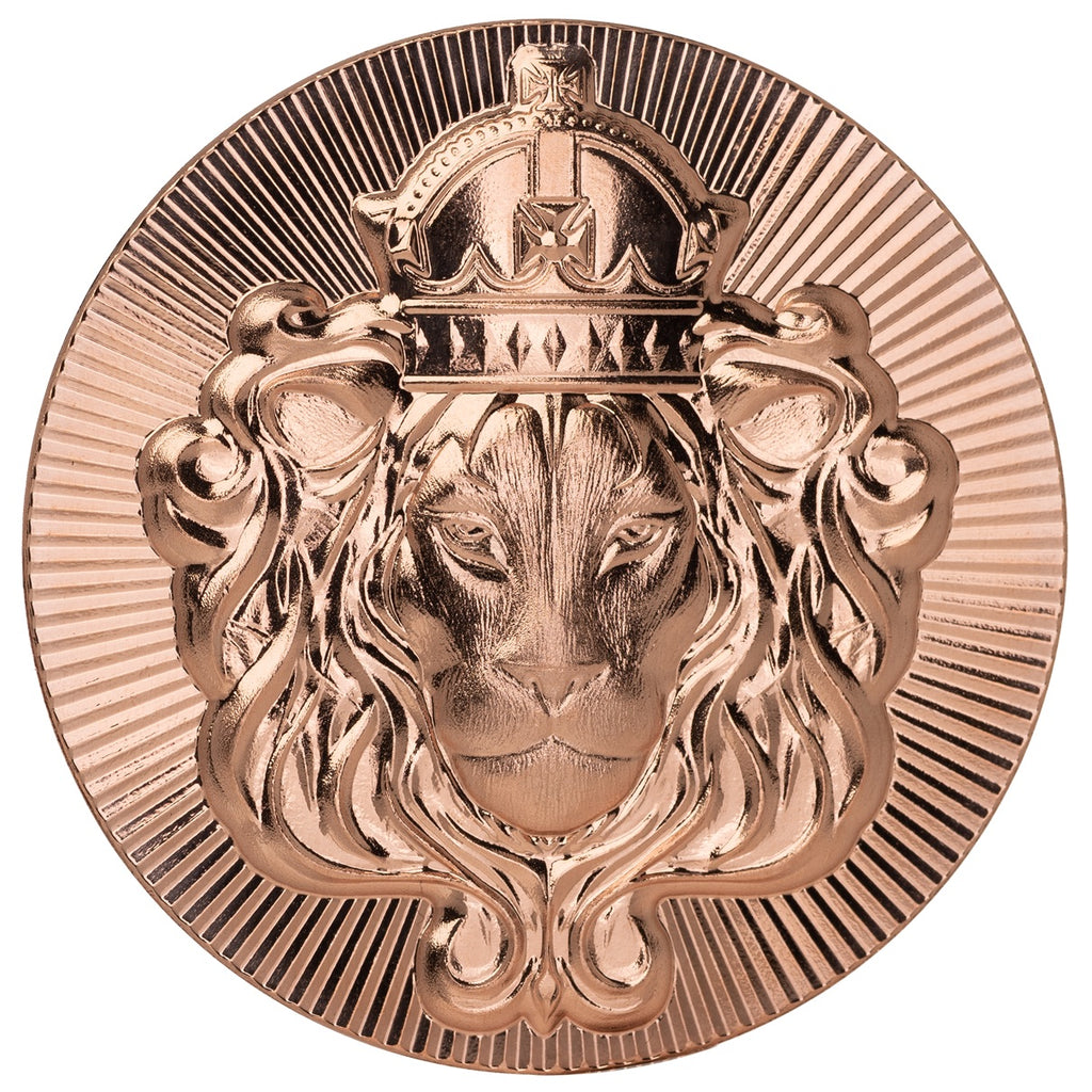 Scottsdale Lion Stacker 1oz Copper Round Full Tube
