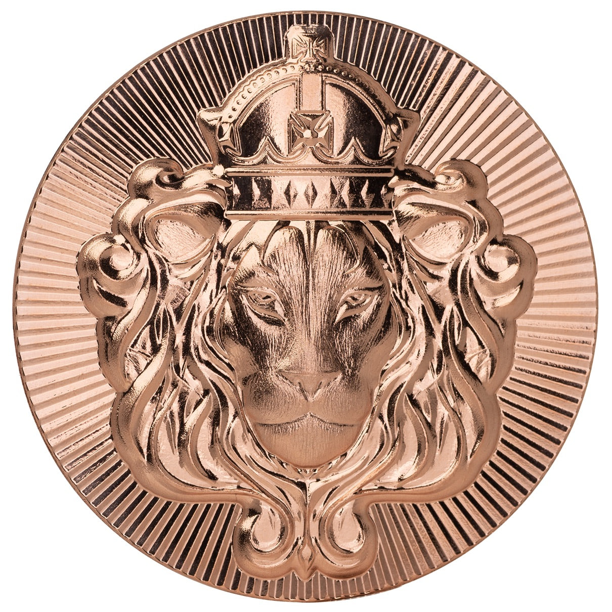 Scottsdale Lion Stacker 1oz Copper Round Full Tube