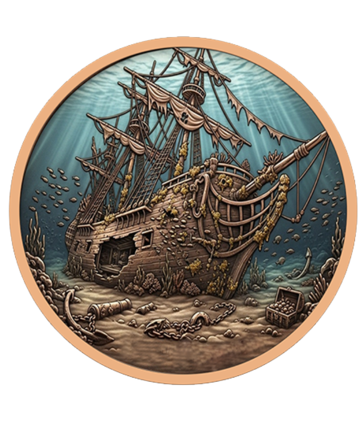 2026 Liberia Shipwreck 5oz Copper Coin