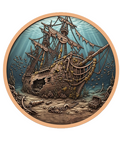 2026 Liberia Shipwreck 5oz Copper Coin