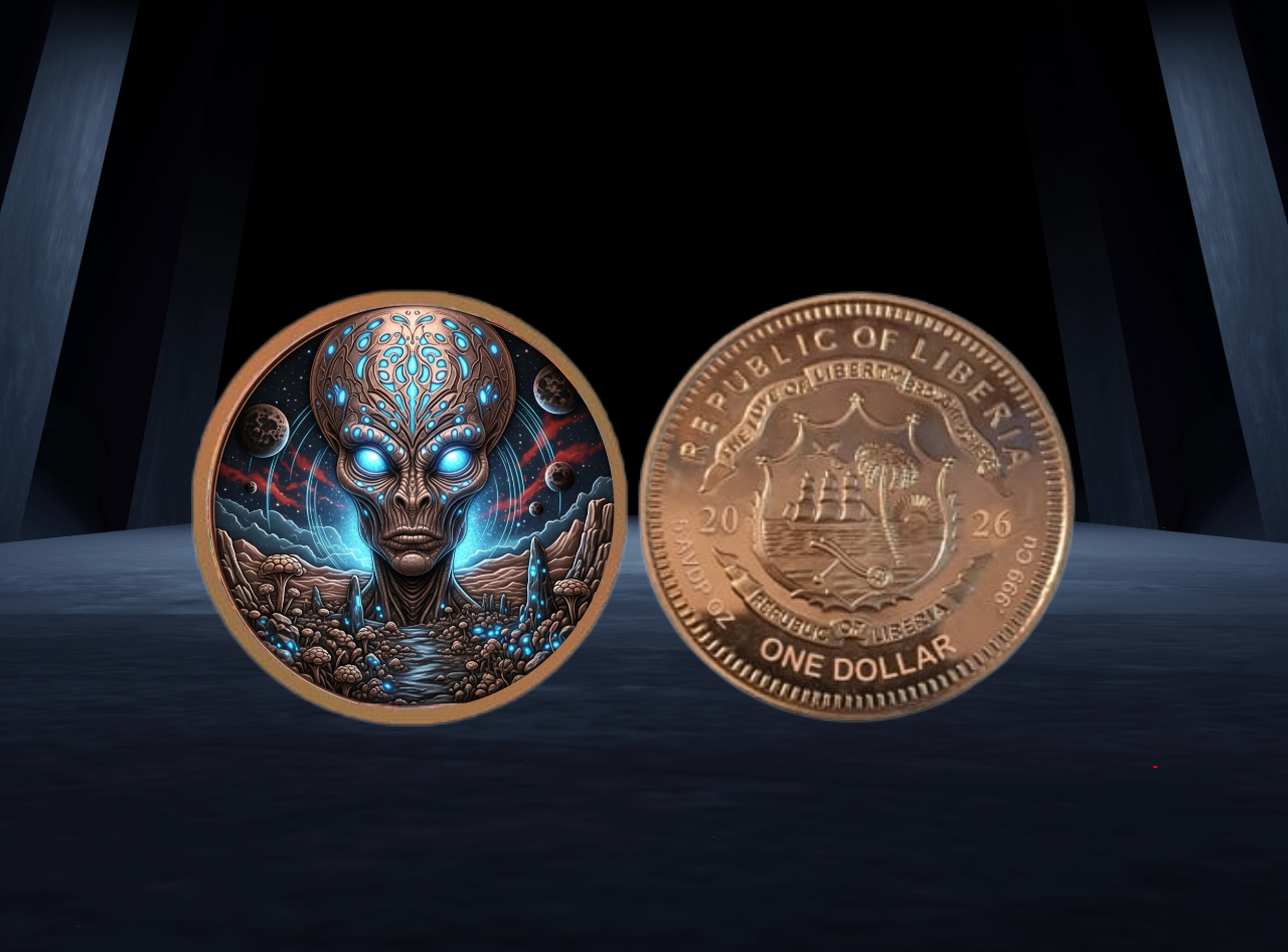 2026 Liberia Starborn Watcher 5 oz Copper Coin