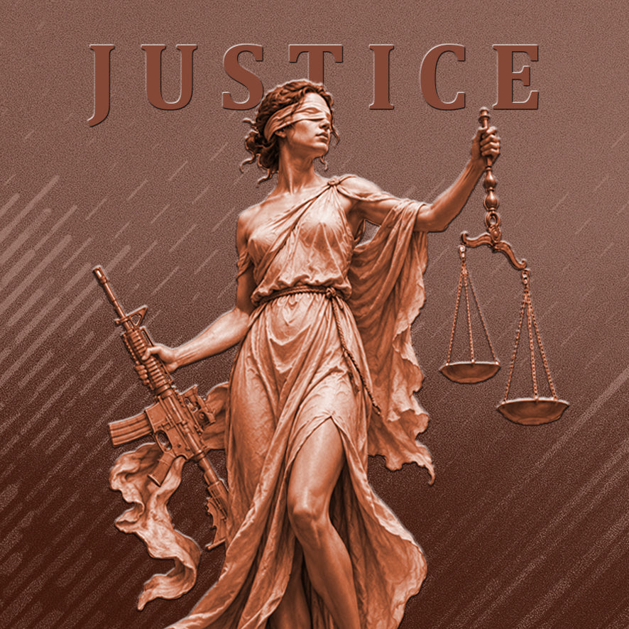 2026 Liberia Lady Justice Reverse Proof 5 oz Copper Coin