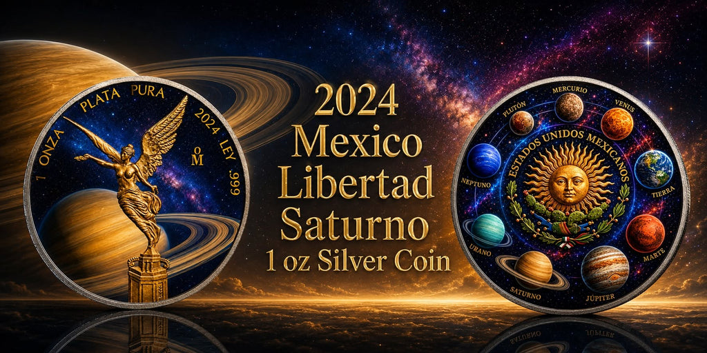 2024 Mexico Libertad Saturno Edition 1 oz Silver Coin