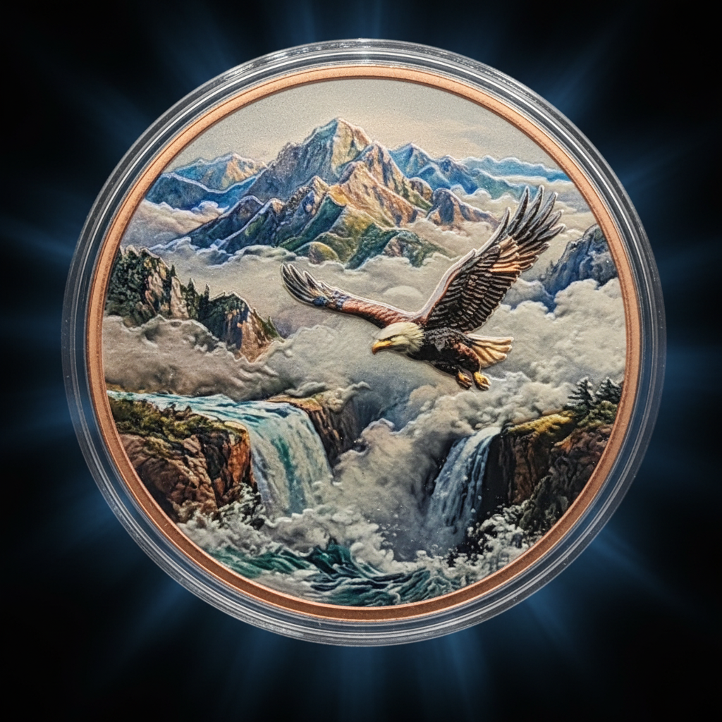 America the Beautiful Hi-Relief 5oz Copper Round