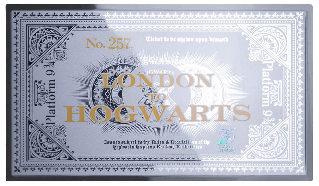 2026 Samoa Harry Potter Hogwarts Express Ticket 3g Silver Foil Coin