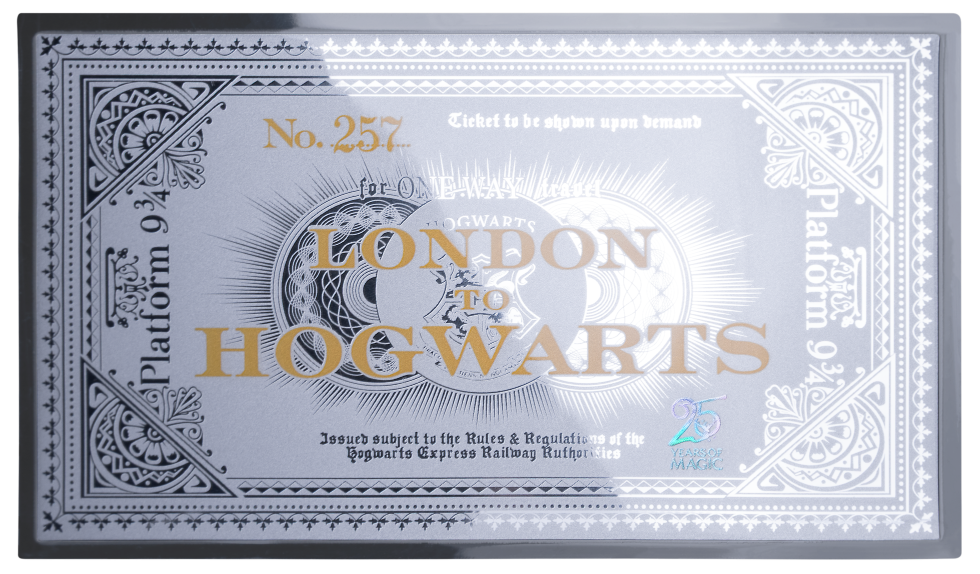 2026 Samoa Harry Potter Hogwarts Express Ticket 3g Silver Foil Coin