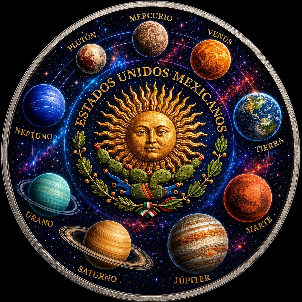 2024 Mexico Libertad Saturno Edition 1 oz Silver Coin