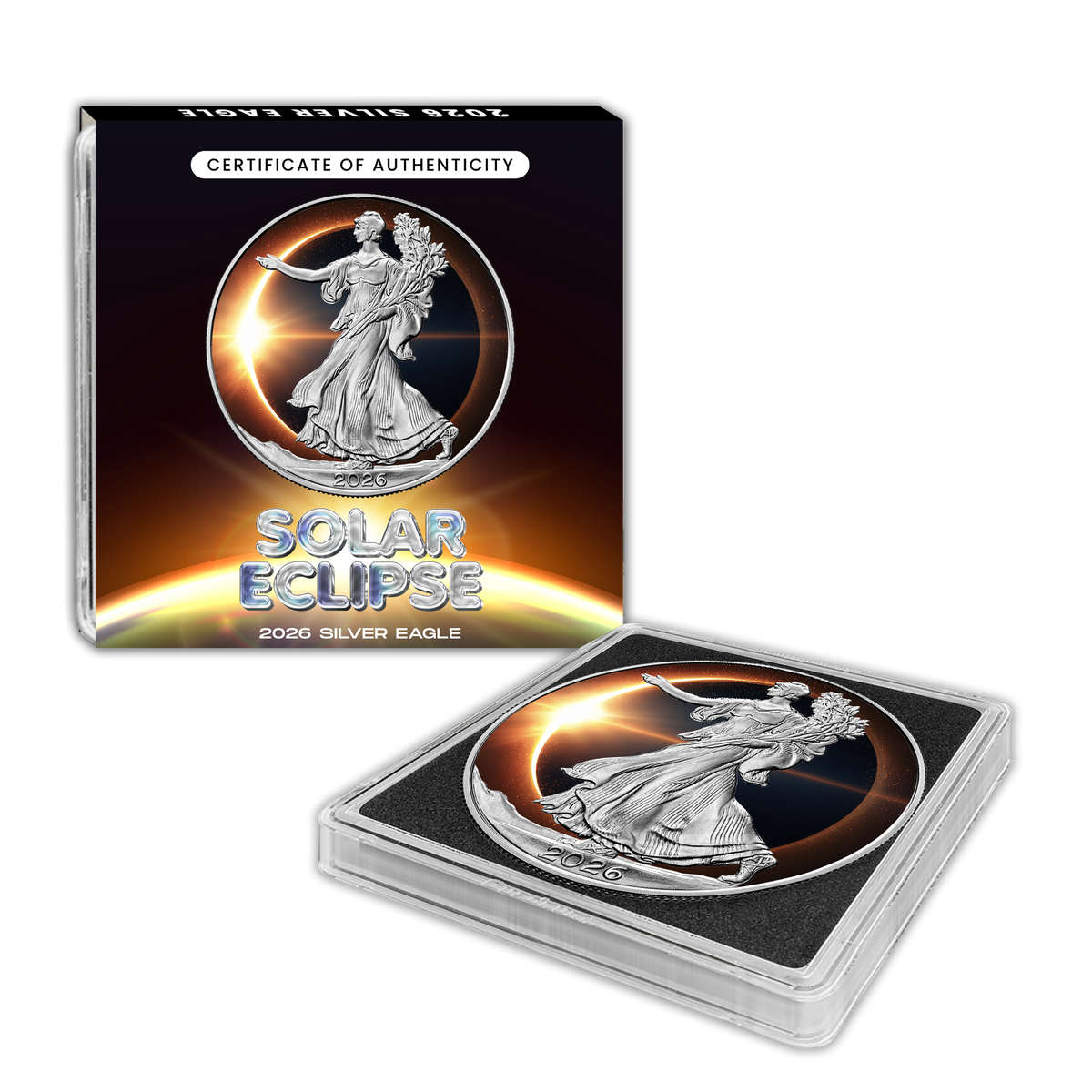 2026 U.S. Silver Eagle - Solar Eclipse Edition 1 oz