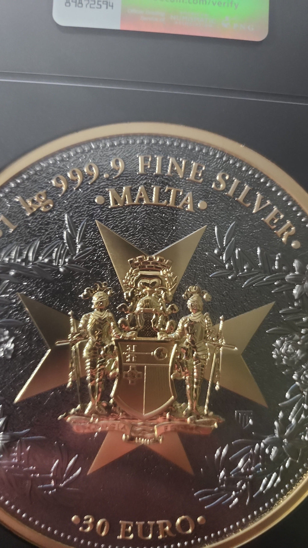 2025 NGC MS70 Malta Golden Eagle KILO - 100 Minted
