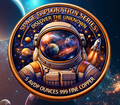 Discover the Unknown – Black Hole 5 oz Copper Round