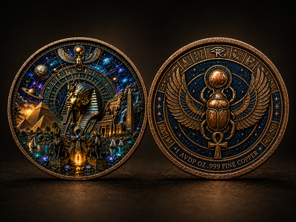 Empire of Ra – 1 AVDP OZ .999 Fine Copper Collectible Coin