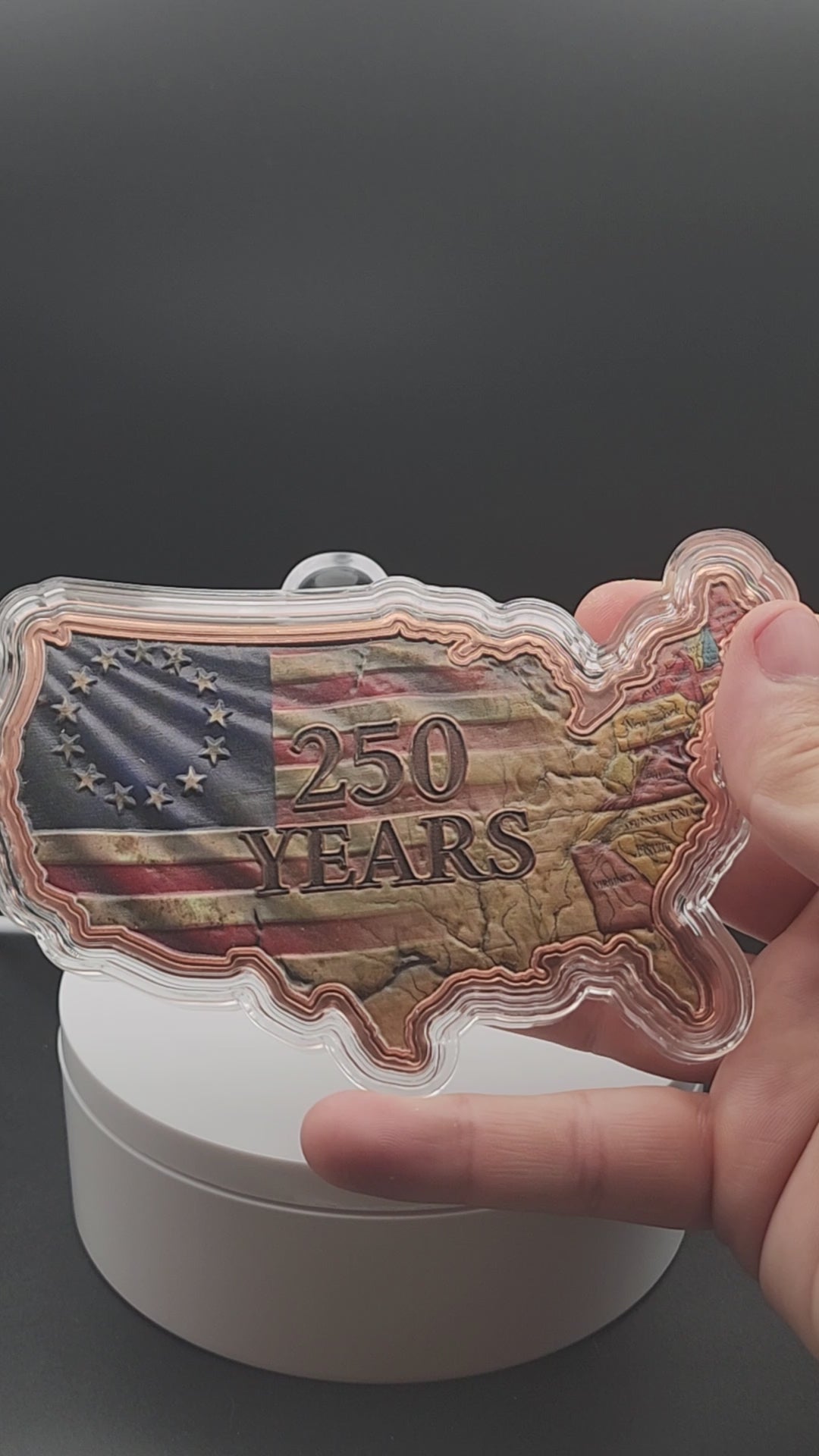 13 Colonies Frontier USA 250th Anniversary 10oz Copper Bar