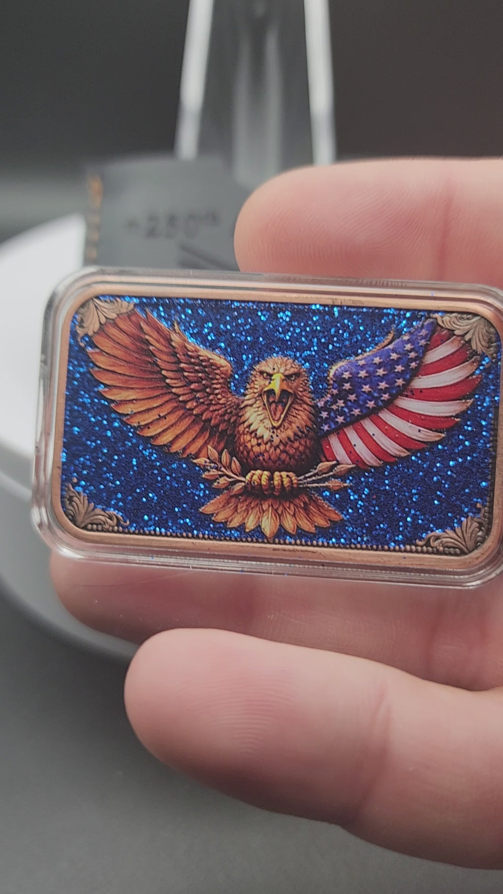250th Anniversary Eagle in pouch 1oz .999 Copper