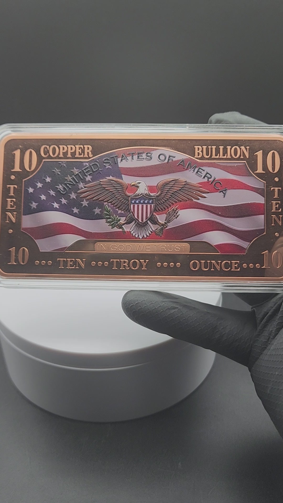 2026 George Washington Crosses the Delaware 10oz .999 Copper Bar