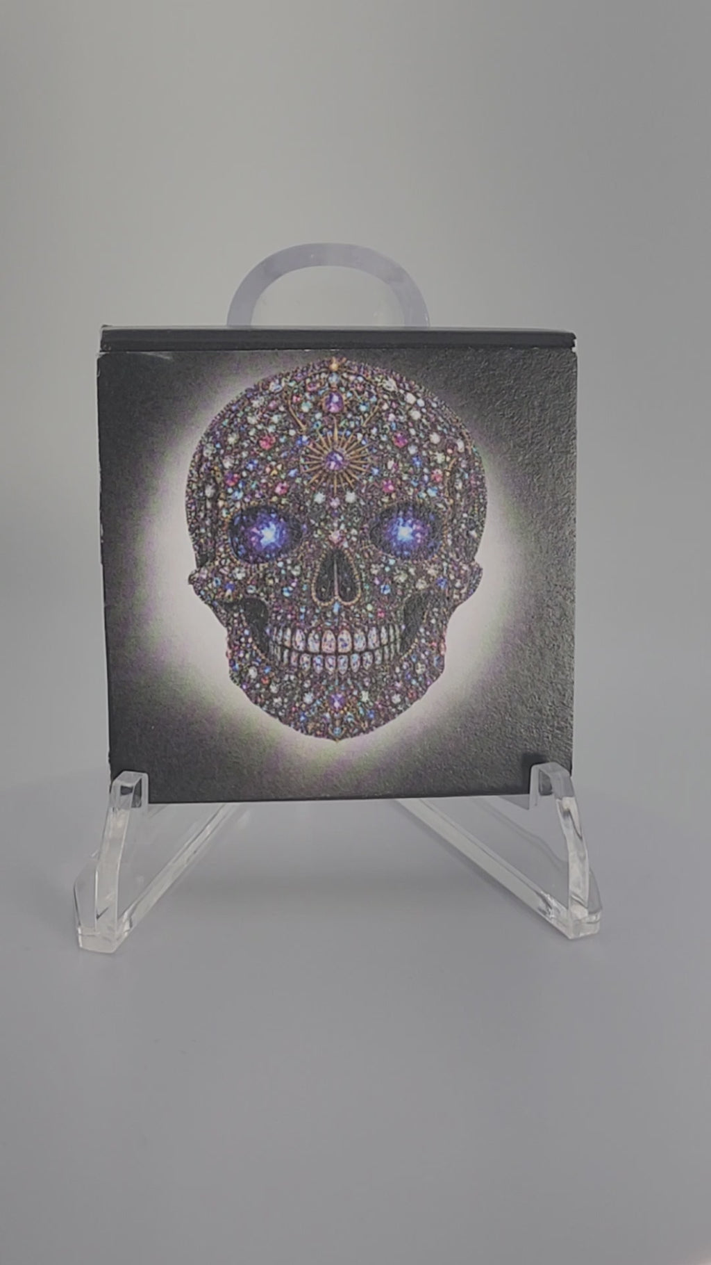 2024 Mexico Libertad Diamond Skull Aura Edition 1oz Silver Coin | Mintage 500