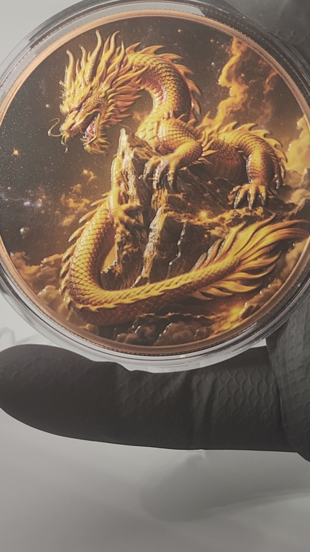 Golden Dragon 5oz Copper Round