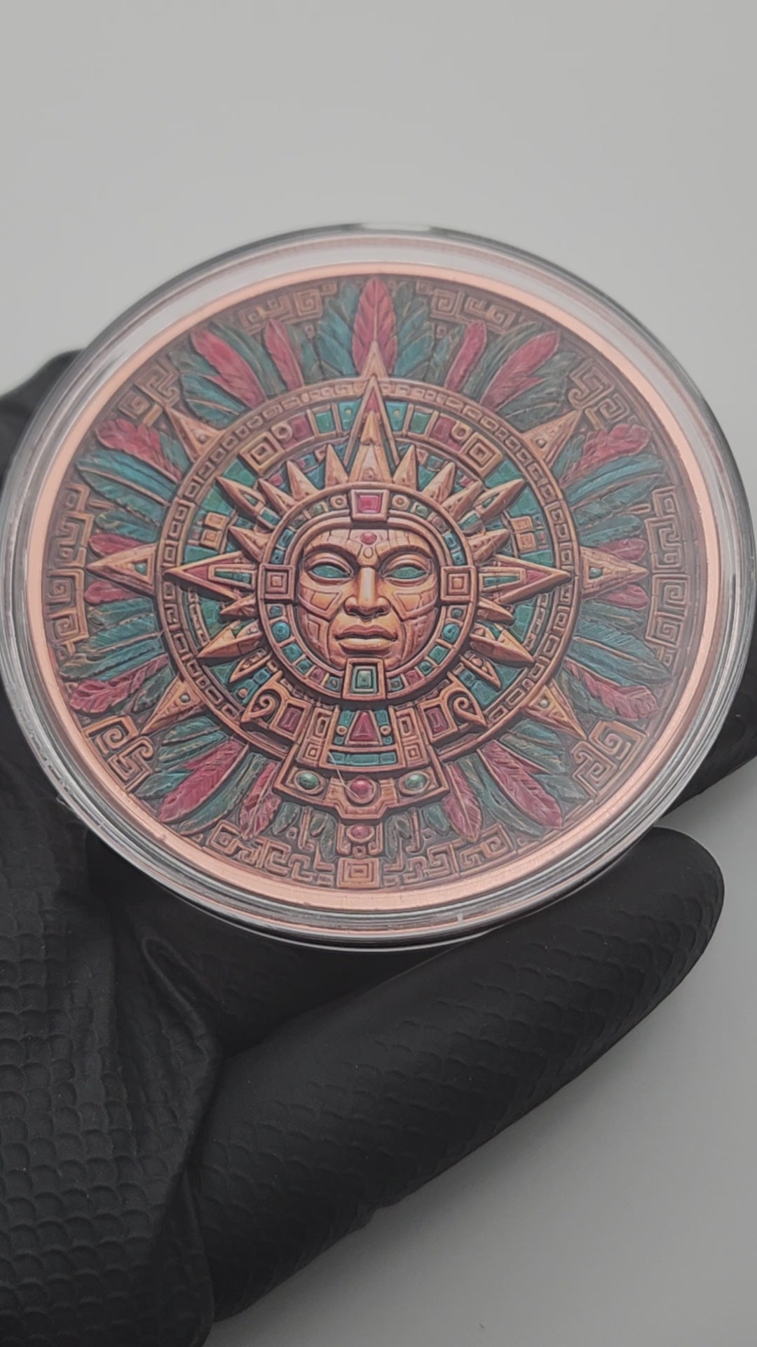Aztec Sun Relic 5 oz Copper Round