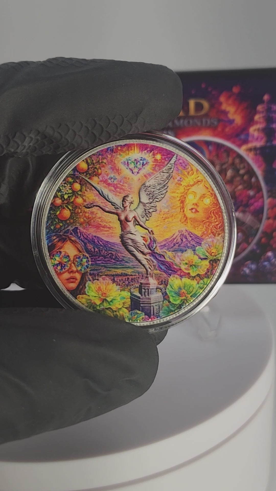 2024 Mexico Libertad in the Sky with Diamonds 1 oz Silver Coin