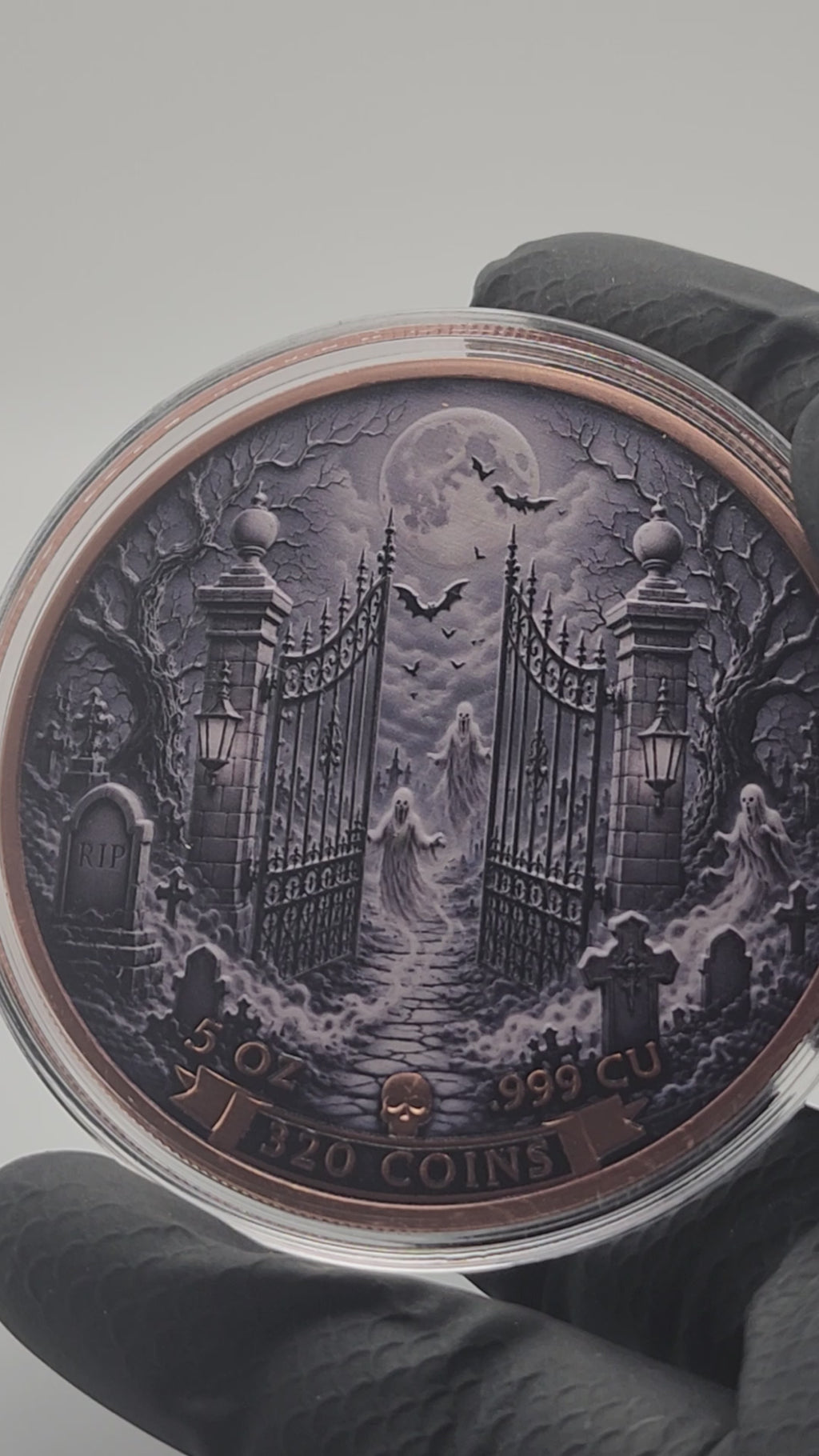Ghostly Libertad Tribute 5 oz Copper Round | 320 Coins Exclusive
