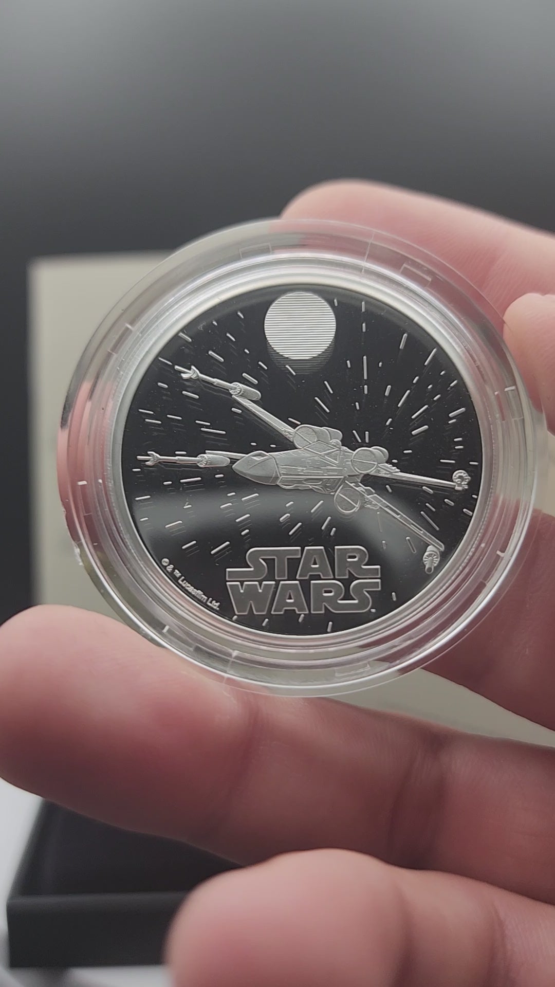 2024 Star Wars X-Wing 1 oz Silver Proof Coin with OGP, Booklet, and COA