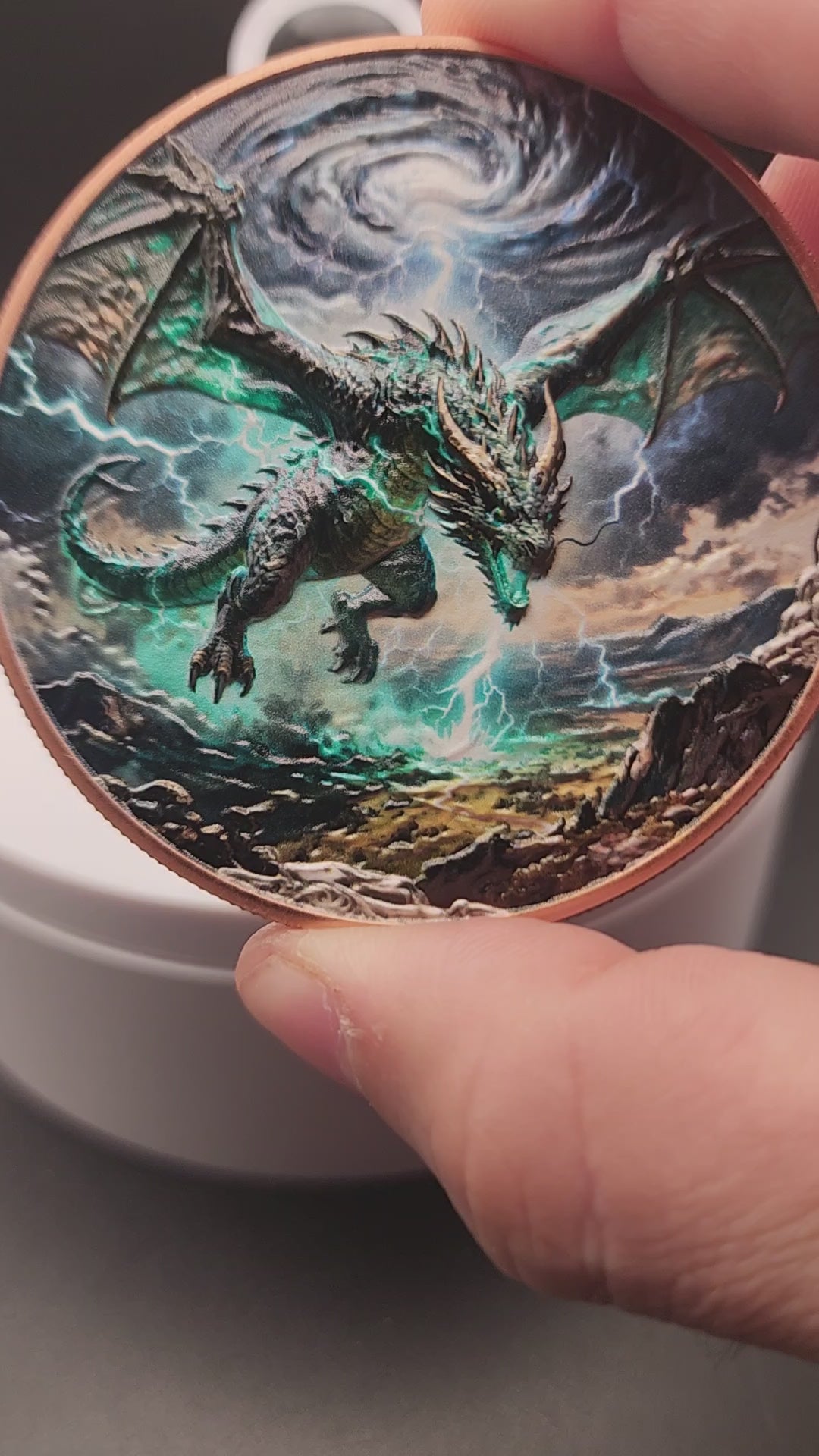 2026 Dragon Flight 5oz Copper Medal .999