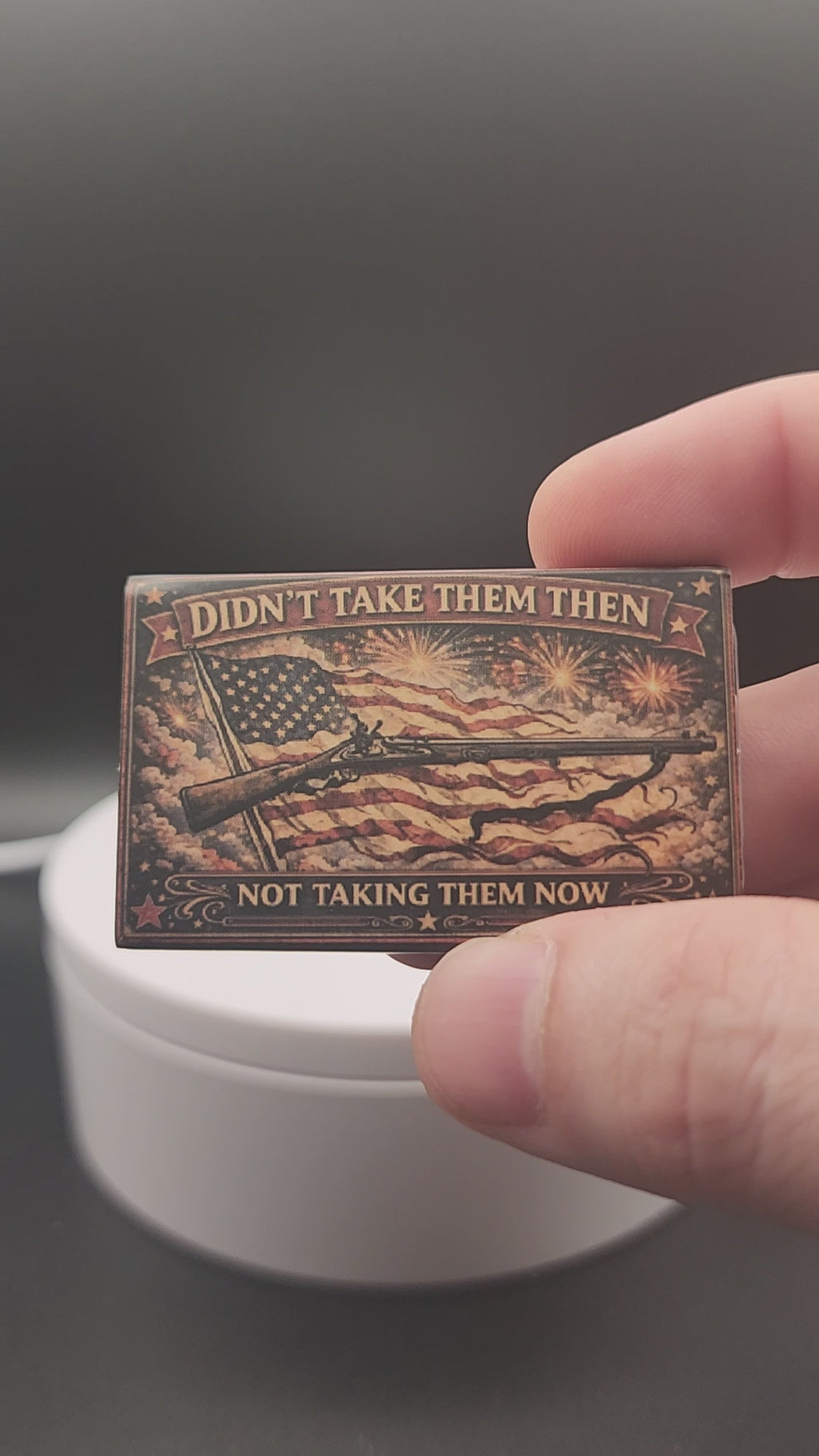 320Coins 2026 Second Amendment 2A 1 oz Copper Bar in Capsule & COA sleeve