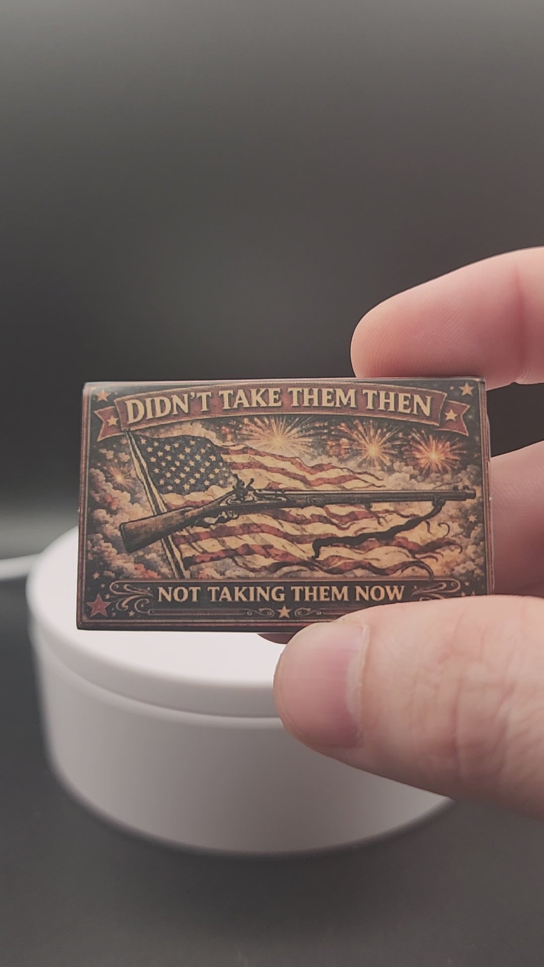 320Coins 2026 Second Amendment 2A 1 oz Copper Bar in Capsule & COA sleeve