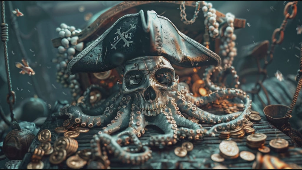 2026 Cameroon Legend of Davy Jones 2 oz Silver Coin