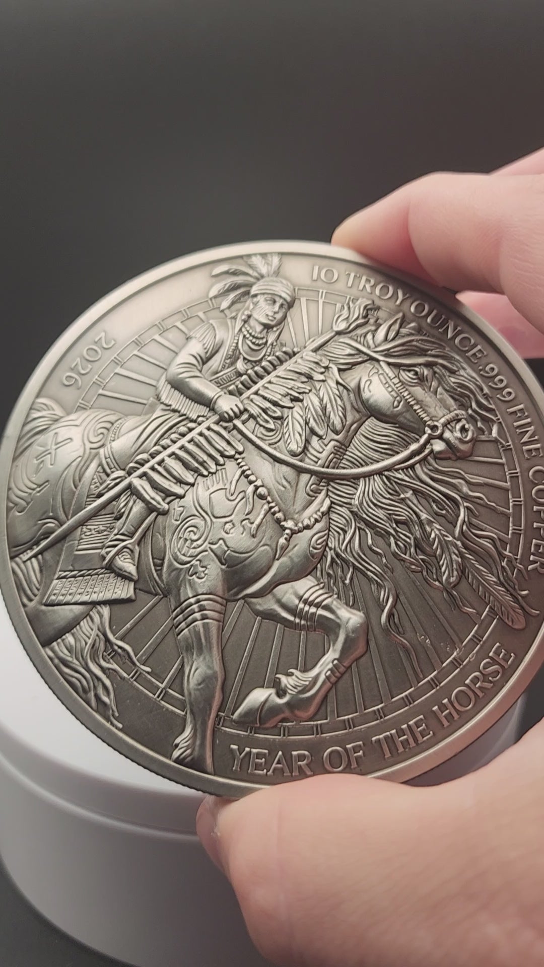 2026 Year of the War Horse 10oz .999 Copper