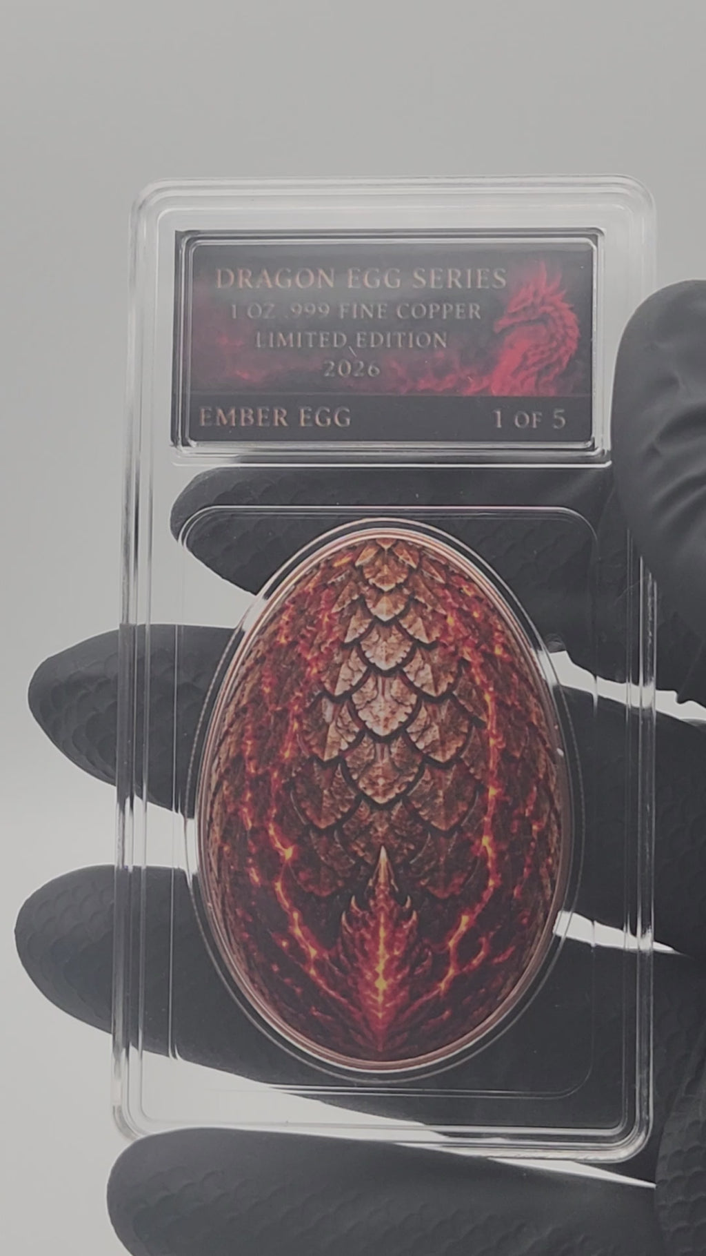 Dragon Egg Series: Ember 1oz Copper | First in Series