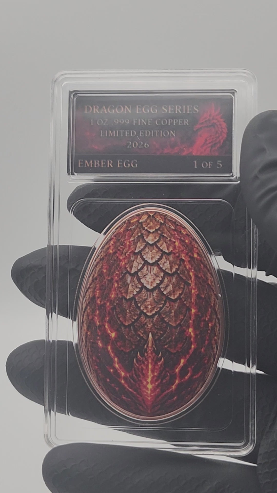 Dragon Egg Series: Ember 1oz Copper | First in Series