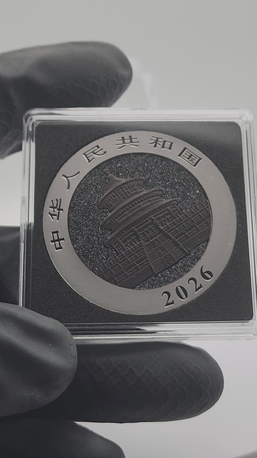 2026 China Panda Triple Black Diamond Edition 30g Silver Coin (250 Mintage)