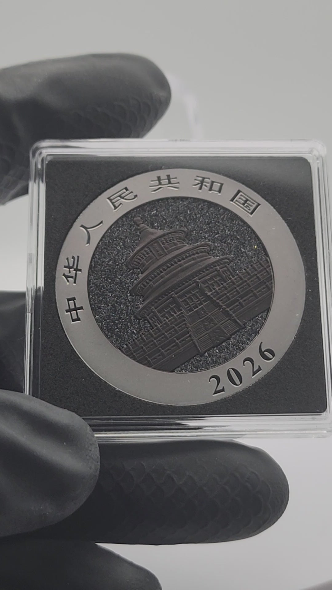 2026 China Panda Triple Black Diamond Edition 30g Silver Coin (250 Mintage)