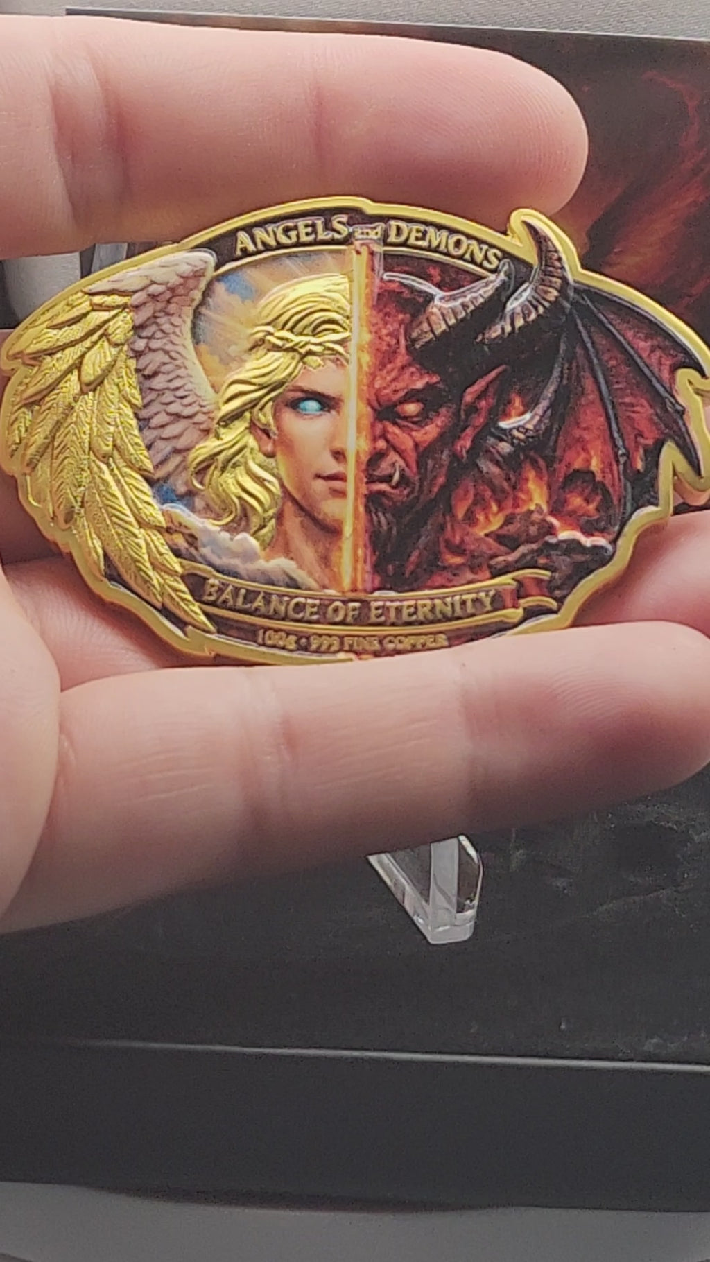 Angels and Demons Balance of Eternity 100g Copper Medal