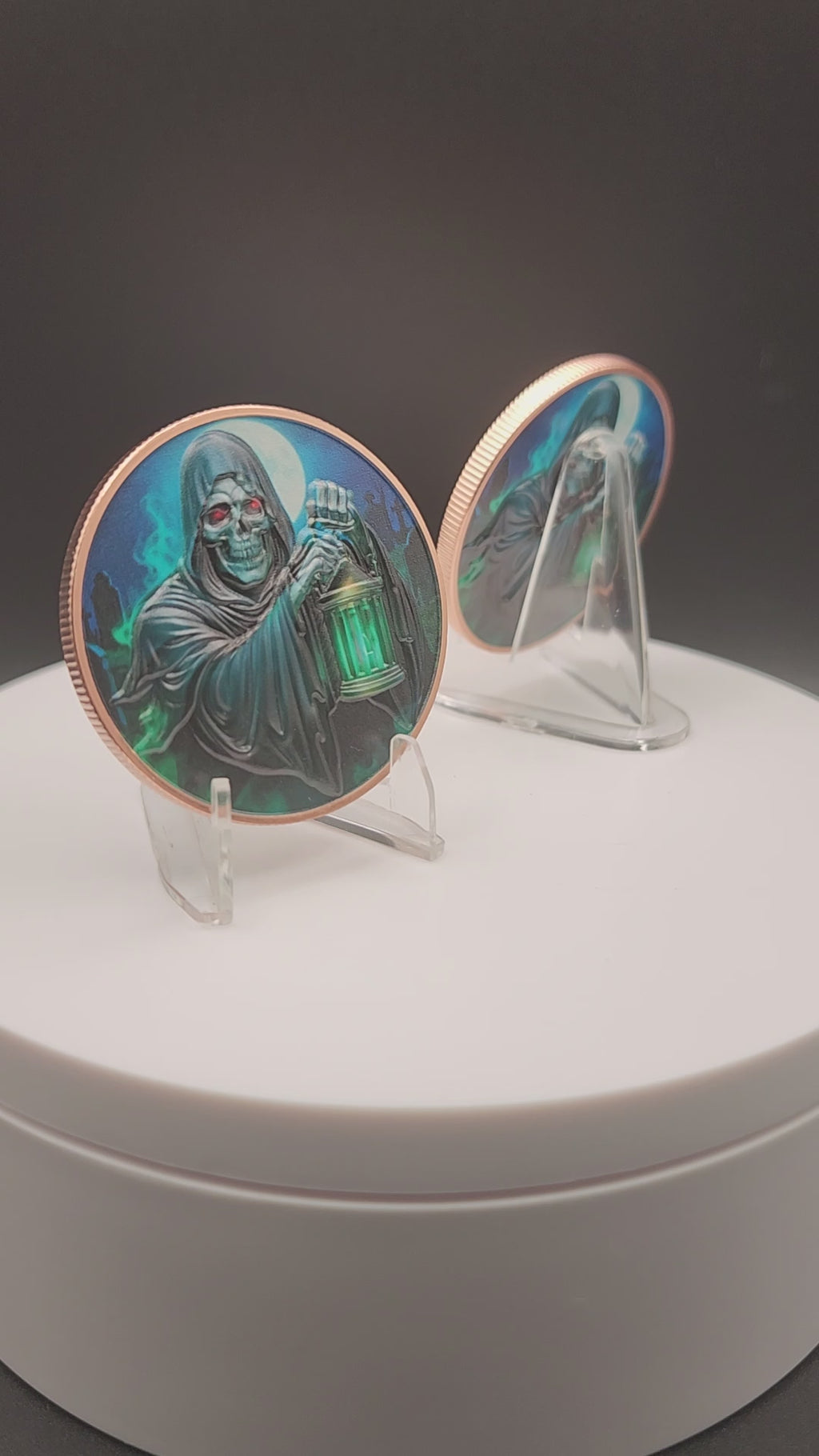 2026 Rogue Island Mint Don't Fear the Reaper Colorized Proof 1 oz .999 Copper