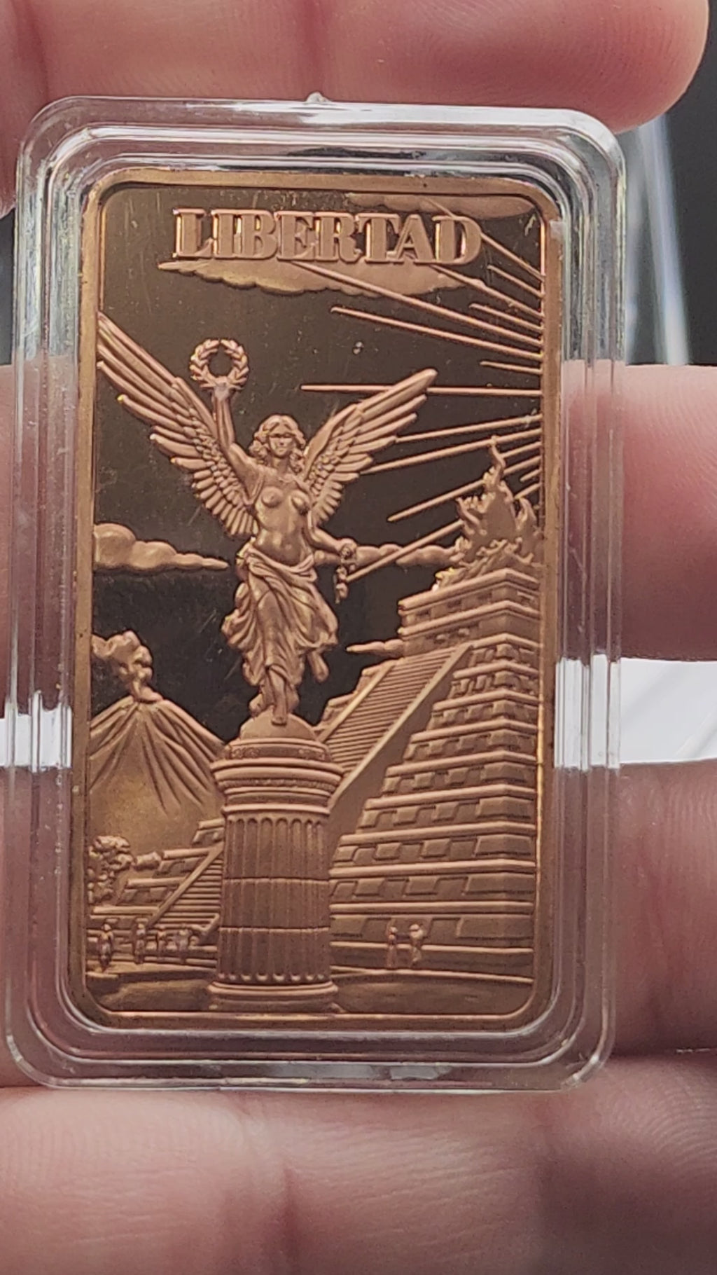 Libertad Full View 1oz Copper Bar