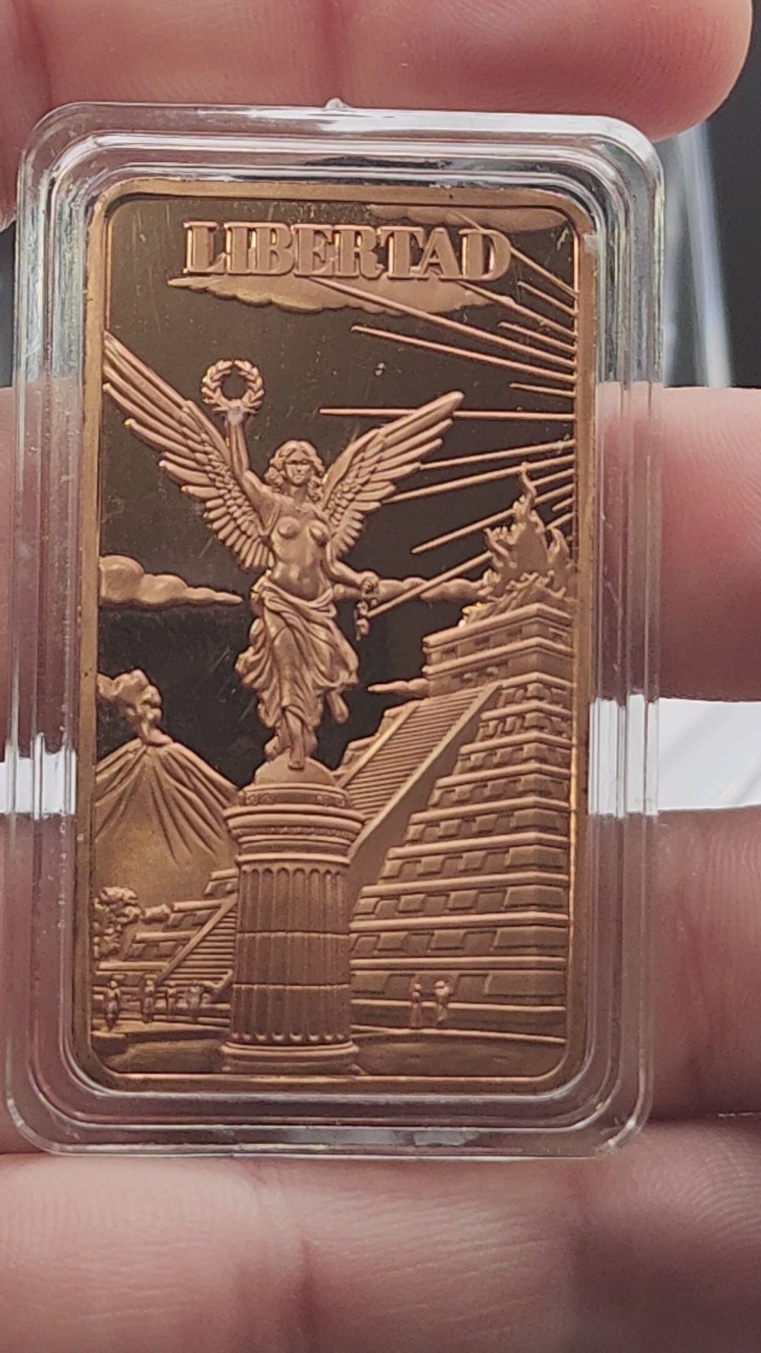 Libertad Full View 1oz Copper Bar