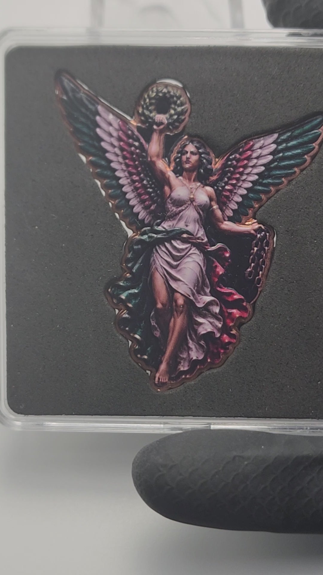 Señora Libertad Shaped Colorized 1 oz Copper Medal