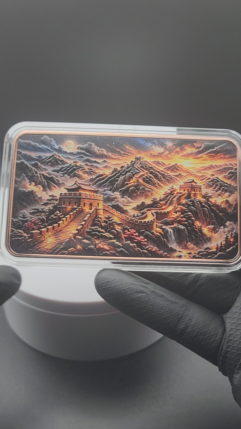 Great Wall of China 10oz Copper Bar