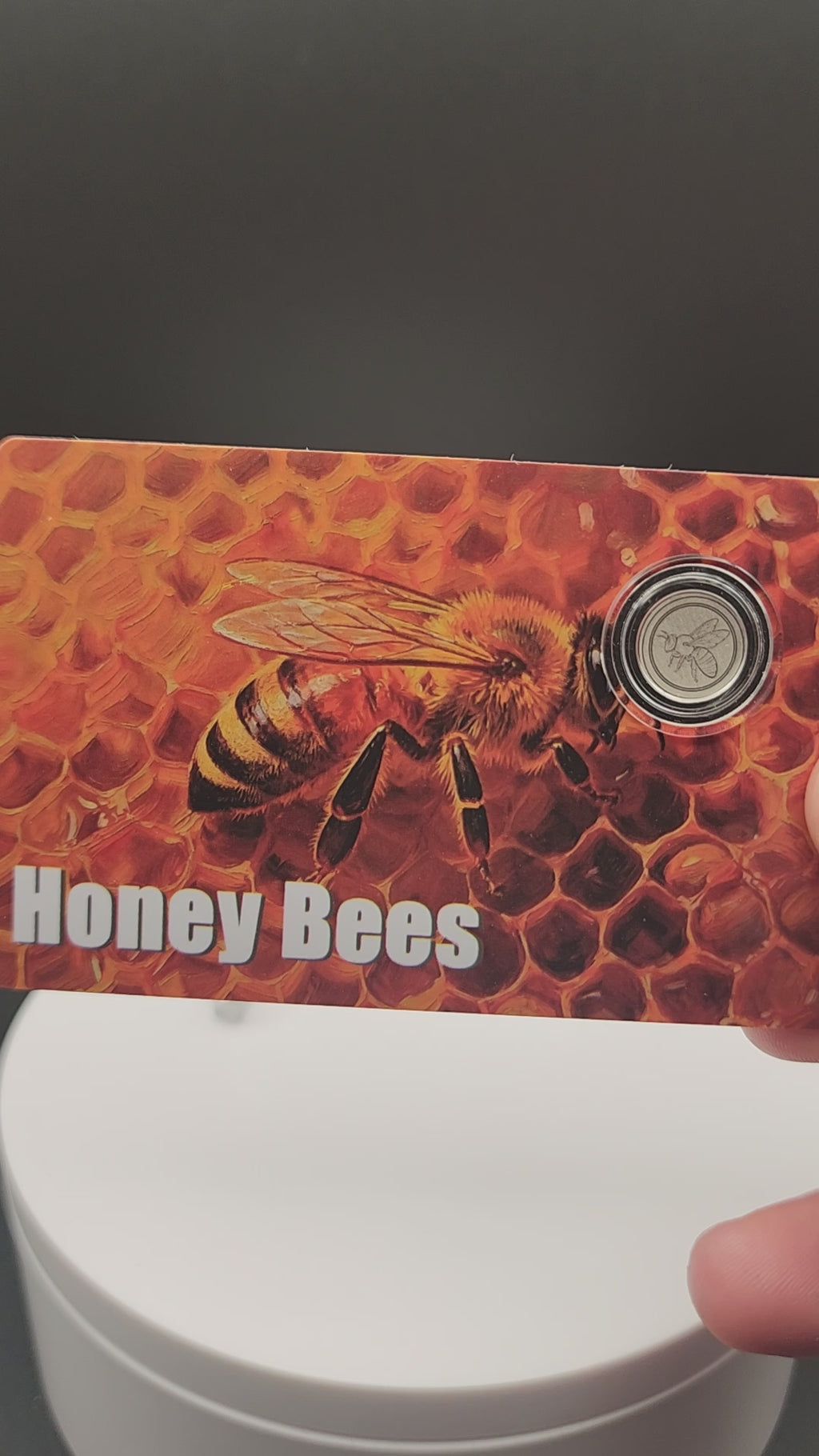 2026 Liberia Honey Bees 1/1000 oz Platinum Coin in Card