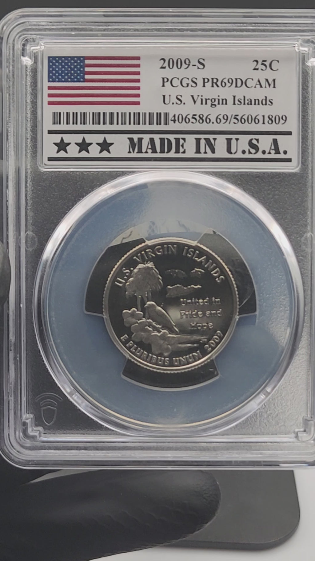 2009-S U.S. Virgin Islands Quarter PCGS PR69DCAM