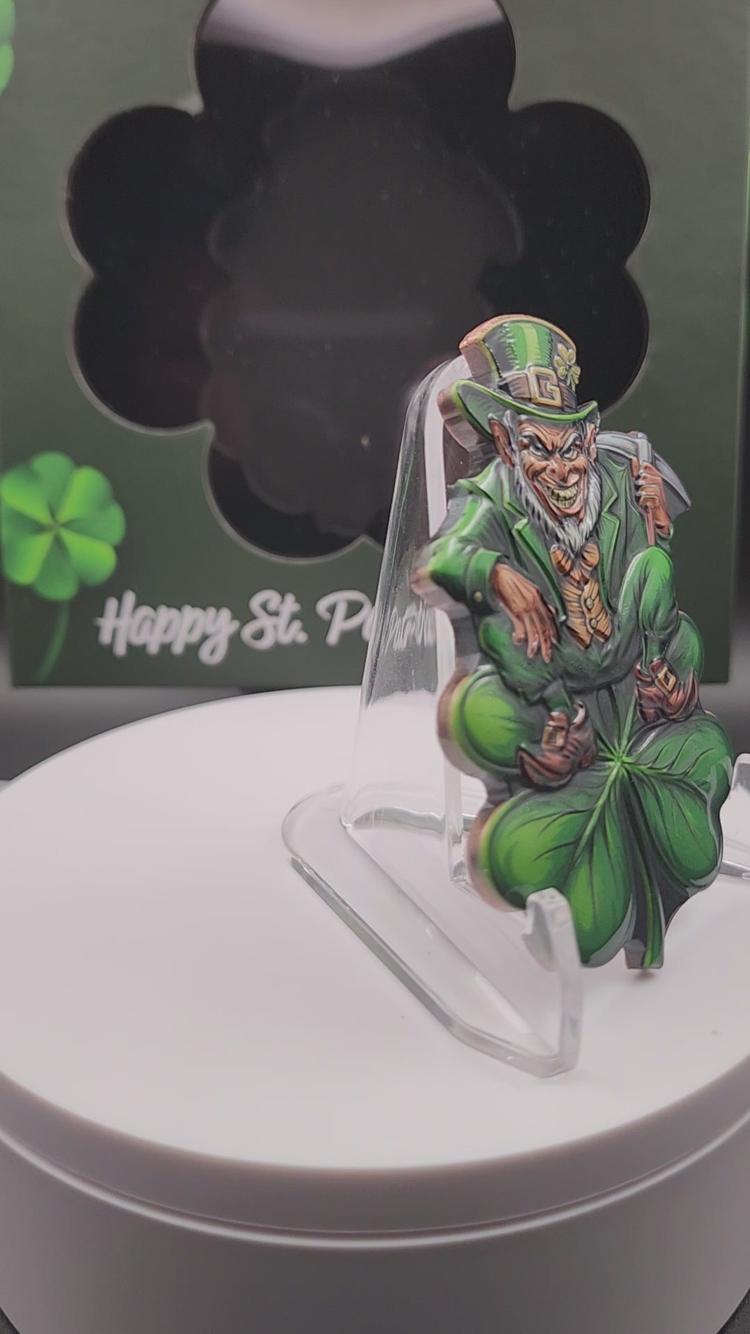 Lucky Leprechaun 100g .999 Copper Bar