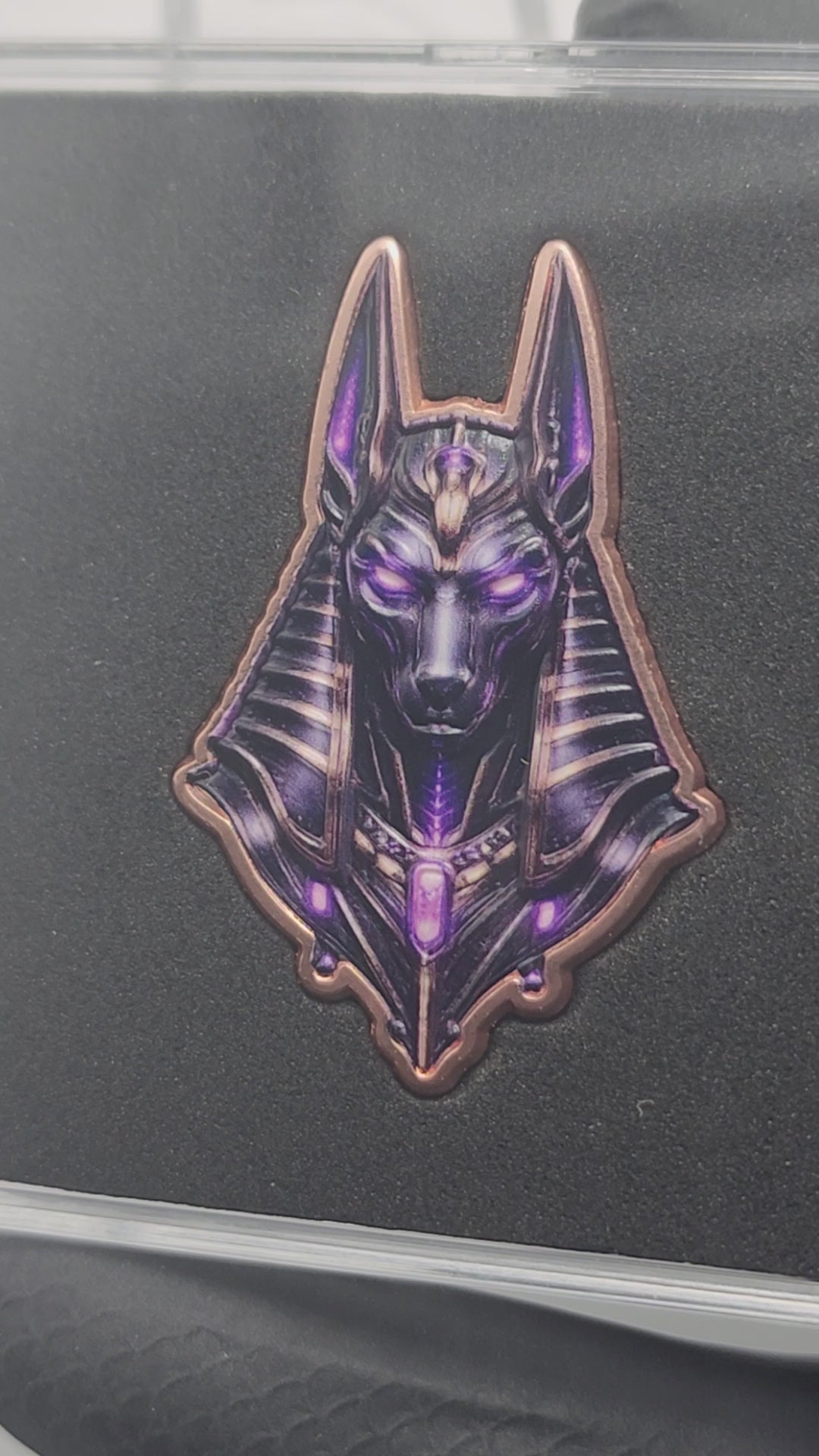 Anubis Shaped Colorized 1 oz Copper Medal
