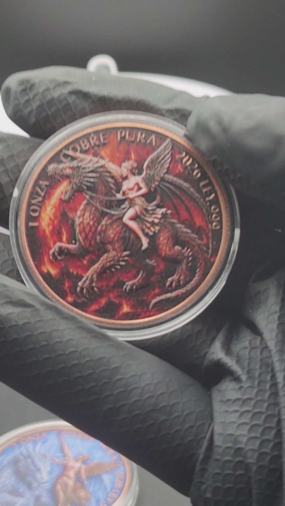 Fire and Ice Libertad Tribute Set 2x1oz Copper Rounds