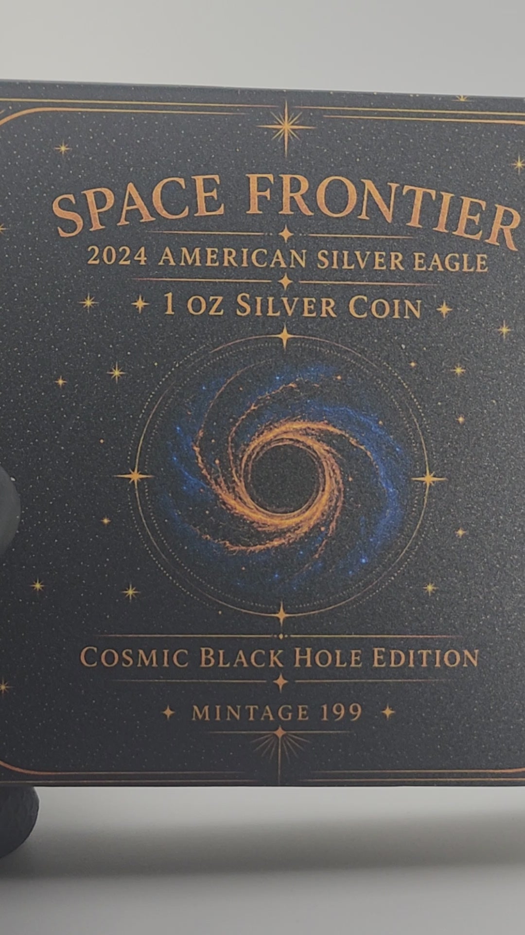 Space Frontier 2024 American Silver Eagle | Cosmic Black Hole Edition