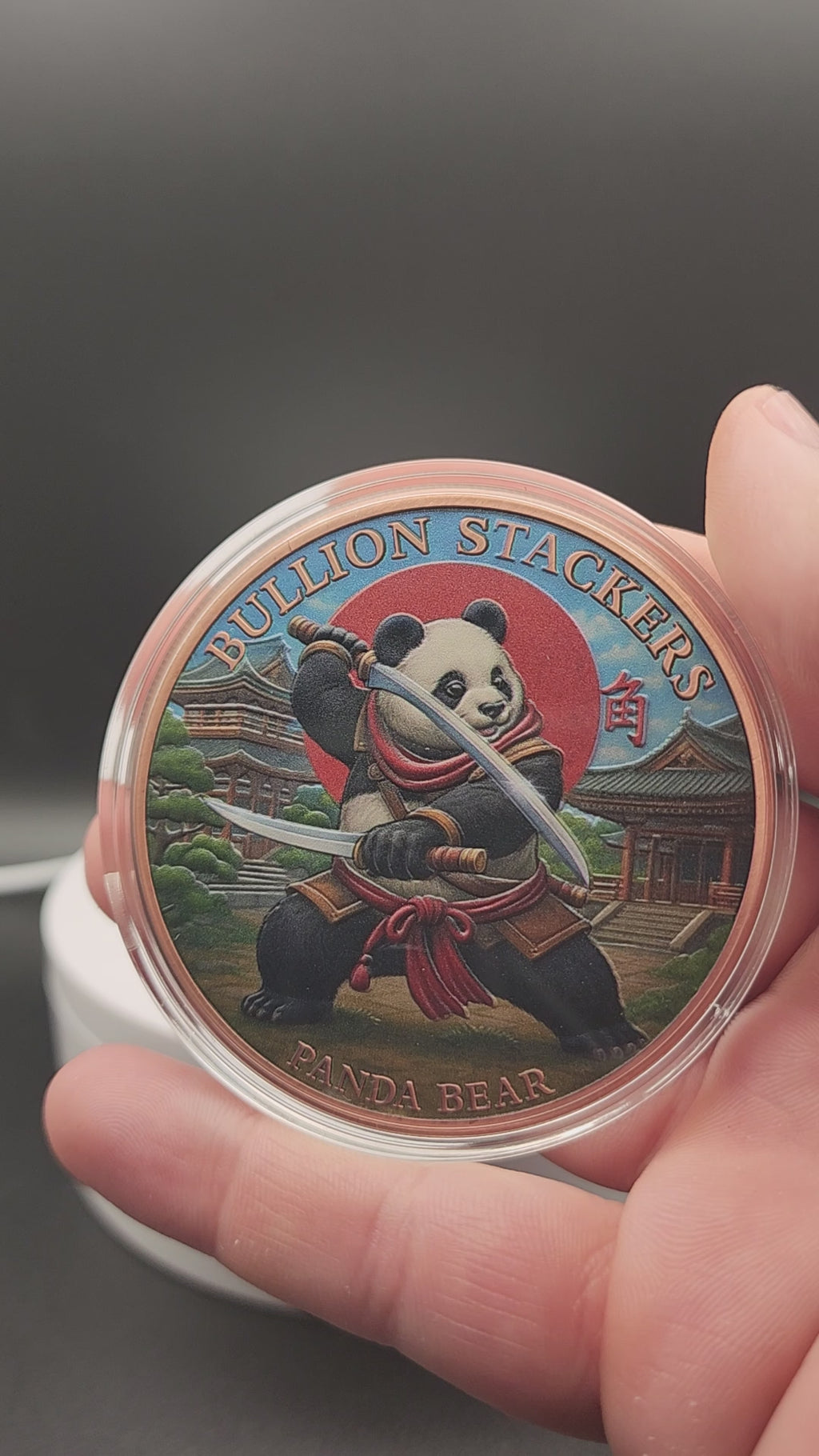Bullion Bears Samurai Panda 5oz .999 Copper Round
